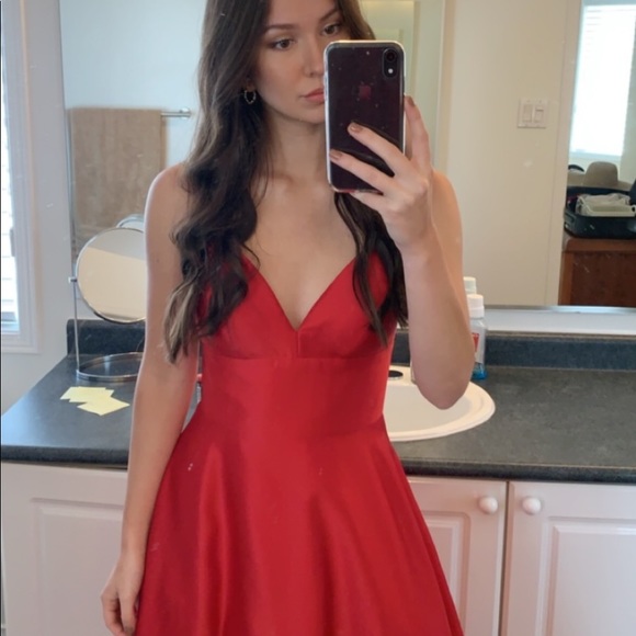 Red Prom Dress! - Picture 3 of 7